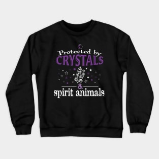 Crystals and Spirit Animals Crewneck Sweatshirt